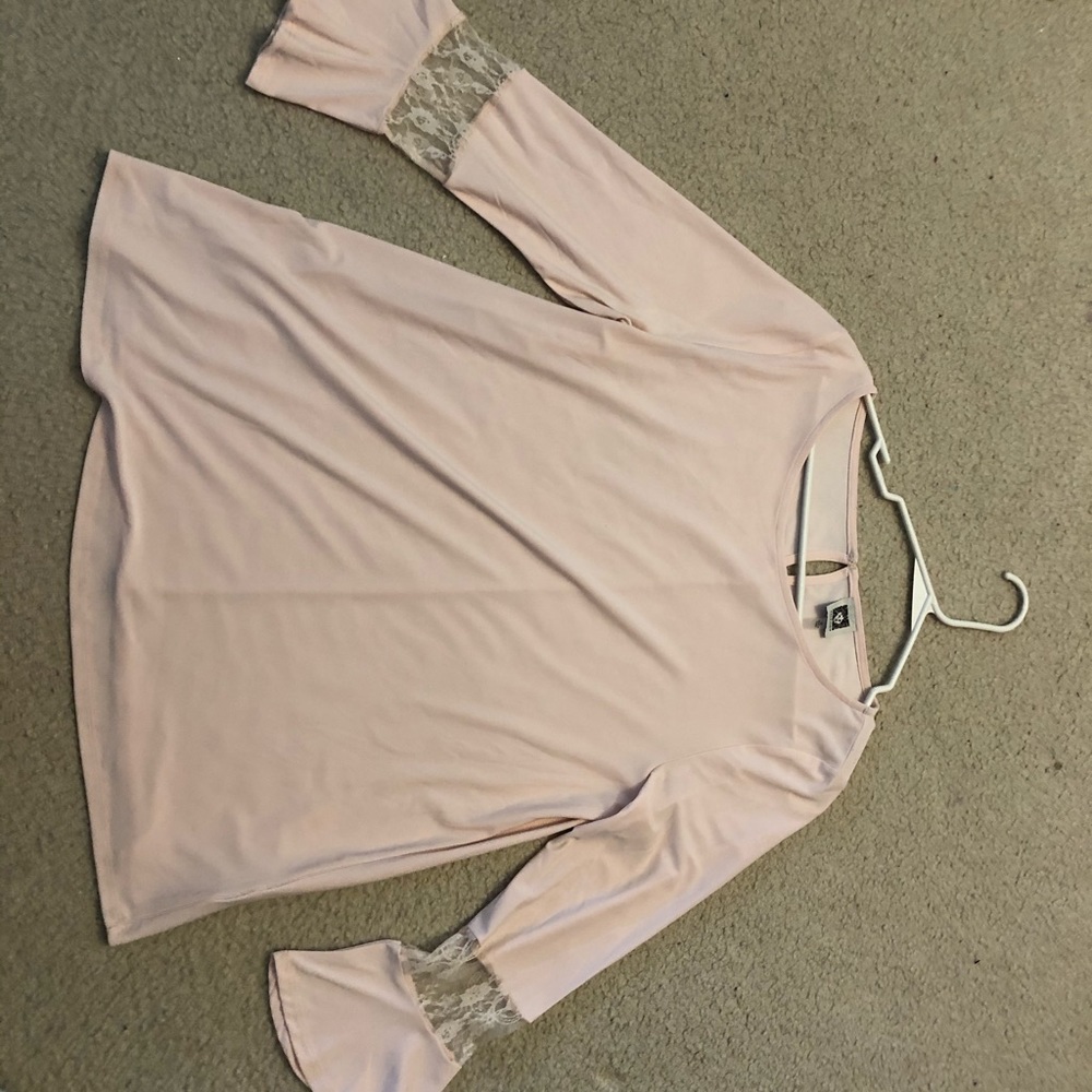 Anne klein pink women’s dress shirt